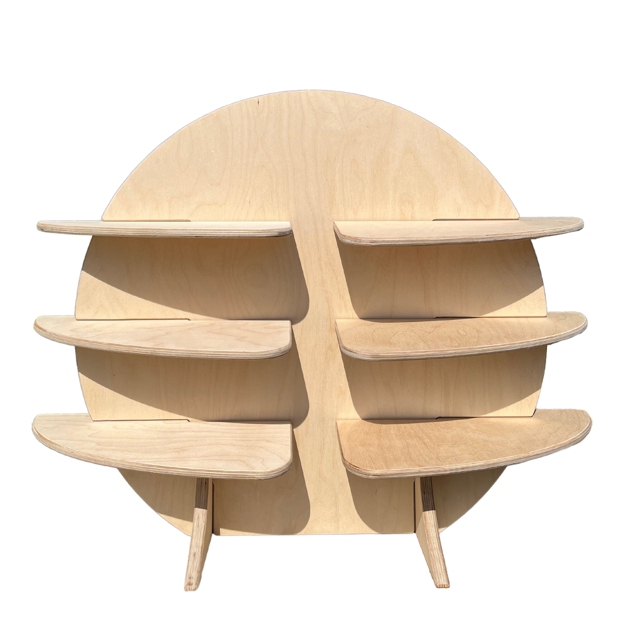 Planet Portatif Ahşap Masaüstü Ürün Teşhir Standı