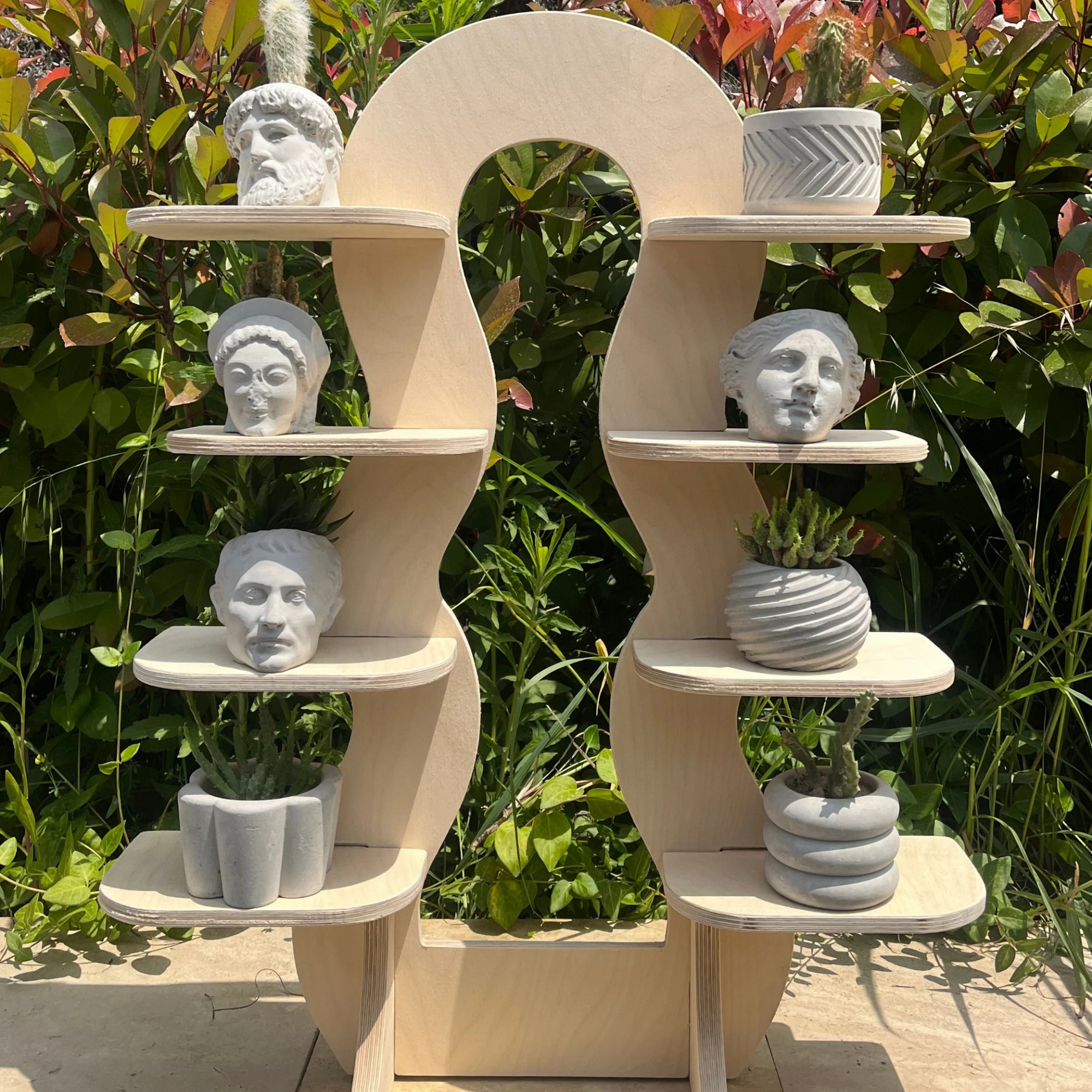 Friend Portatif Ahşap Masaüstü Ürün Teşhir Standı