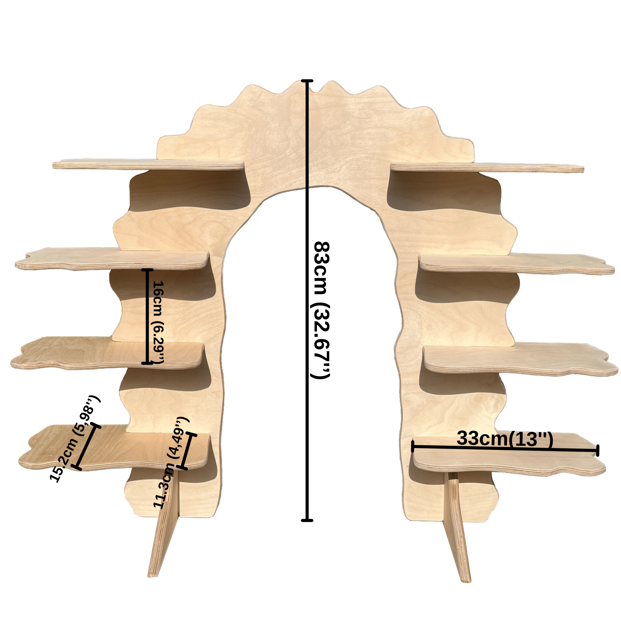 Gateway Portatif Ahşap Masaüstü Ürün Teşhir Standı