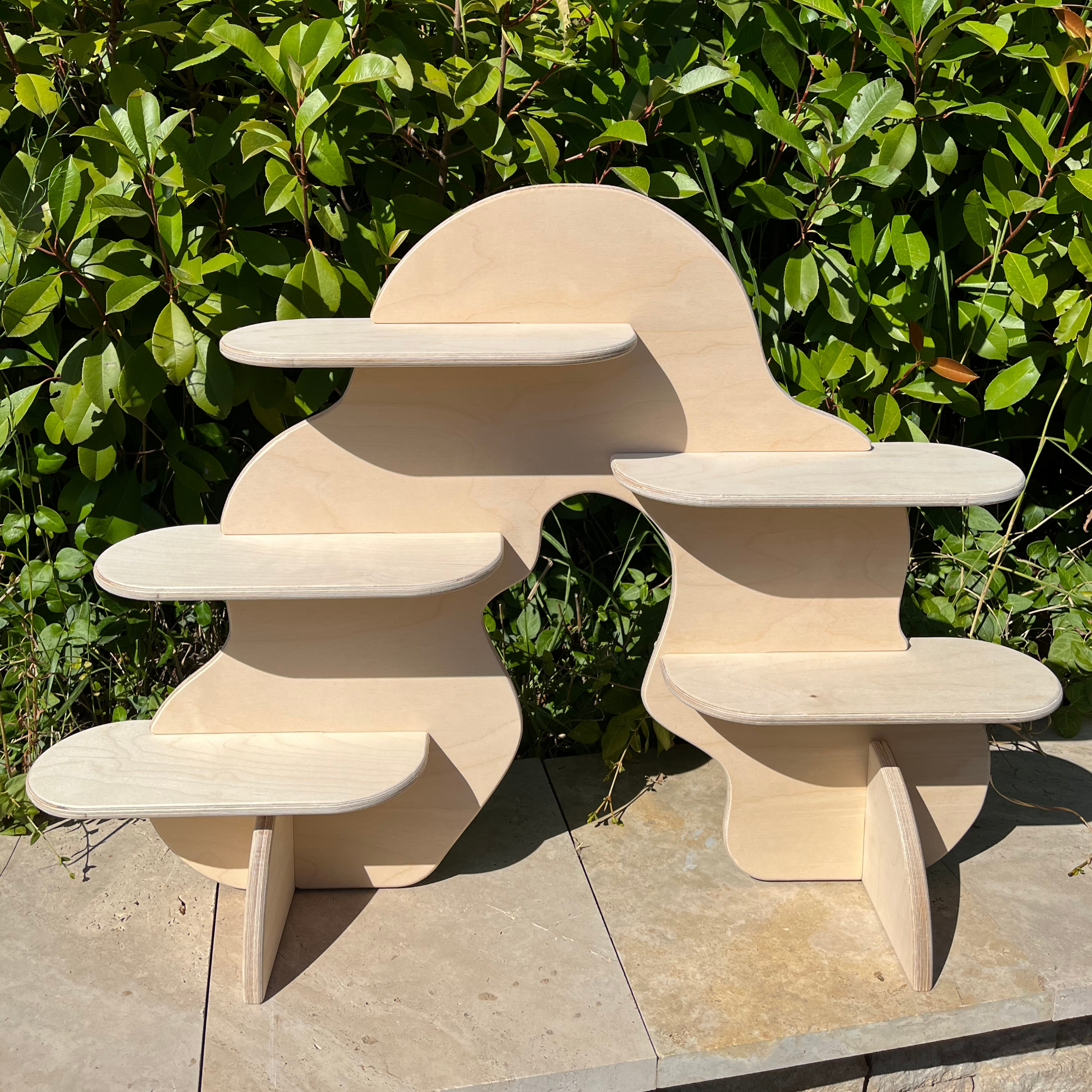 Wavyware Portatif Ahşap Masaüstü Ürün Teşhir Standı