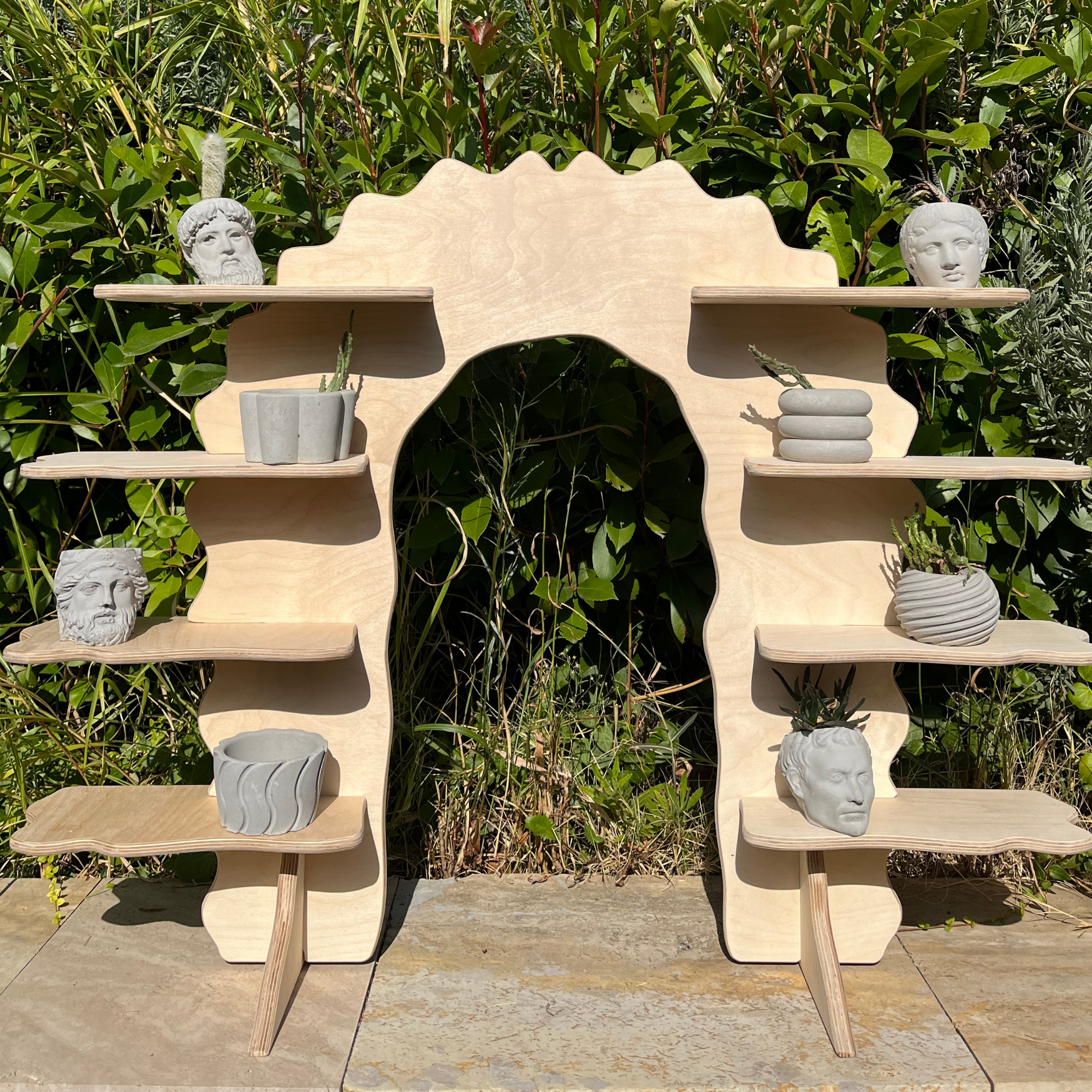 Gateway Portatif Ahşap Masaüstü Ürün Teşhir Standı