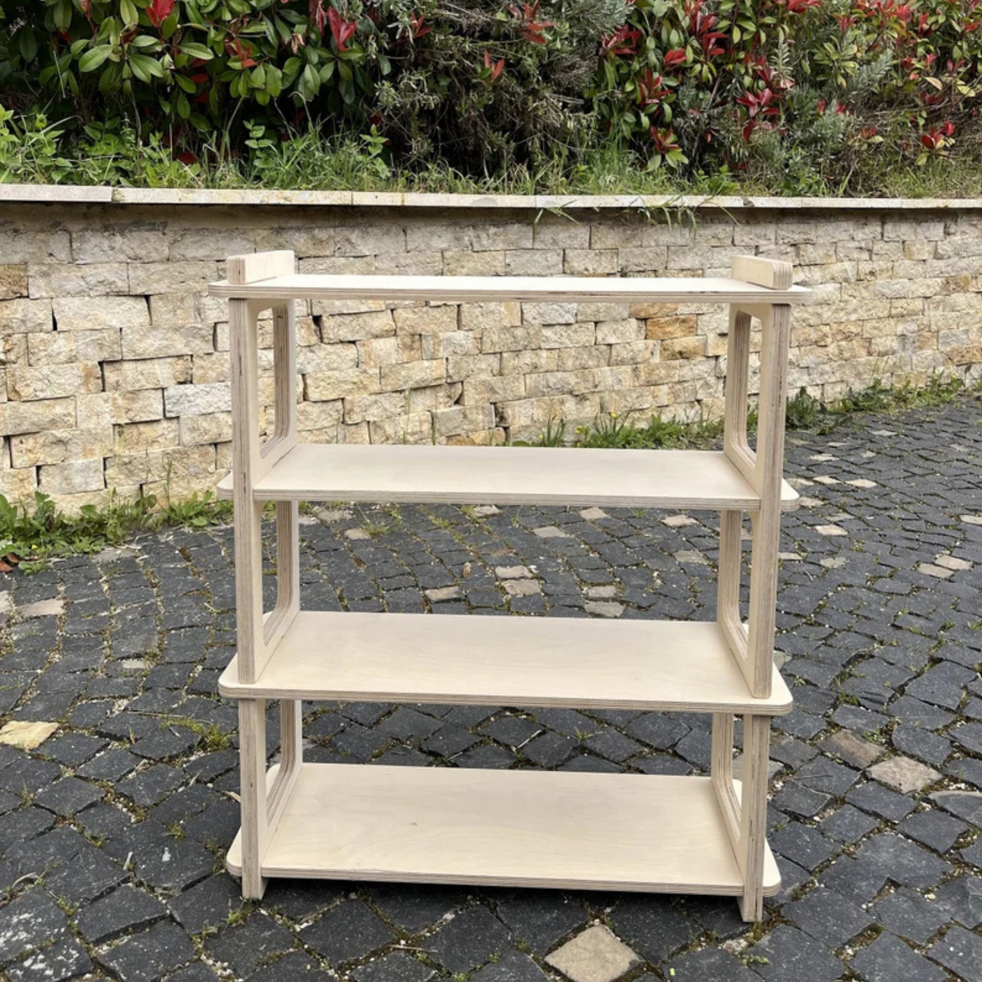 Regular Portatif Ahşap Masaüstü Ürün Teşhir Standı