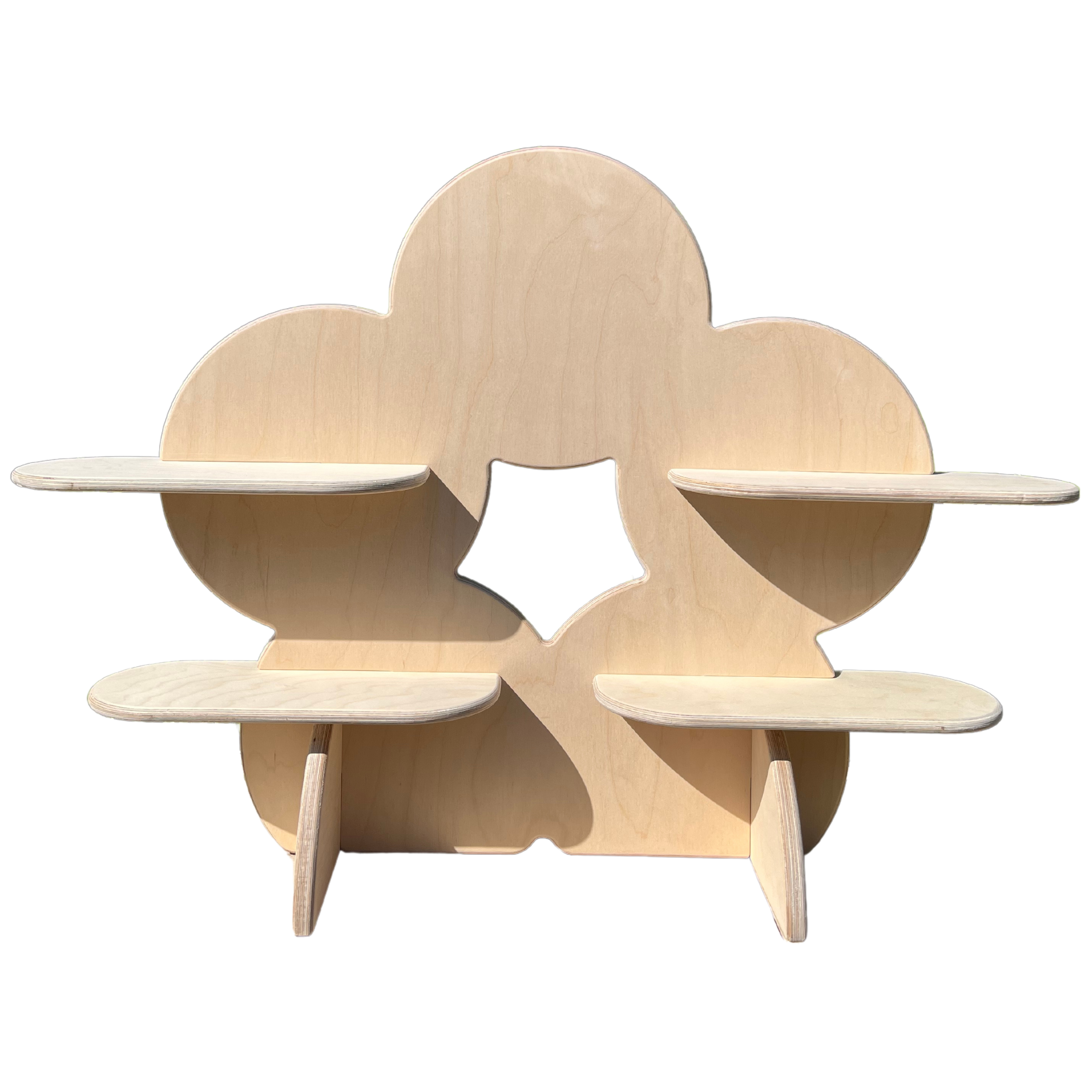 Bubble Portatif Ahşap Masaüstü Ürün Teşhir Standı