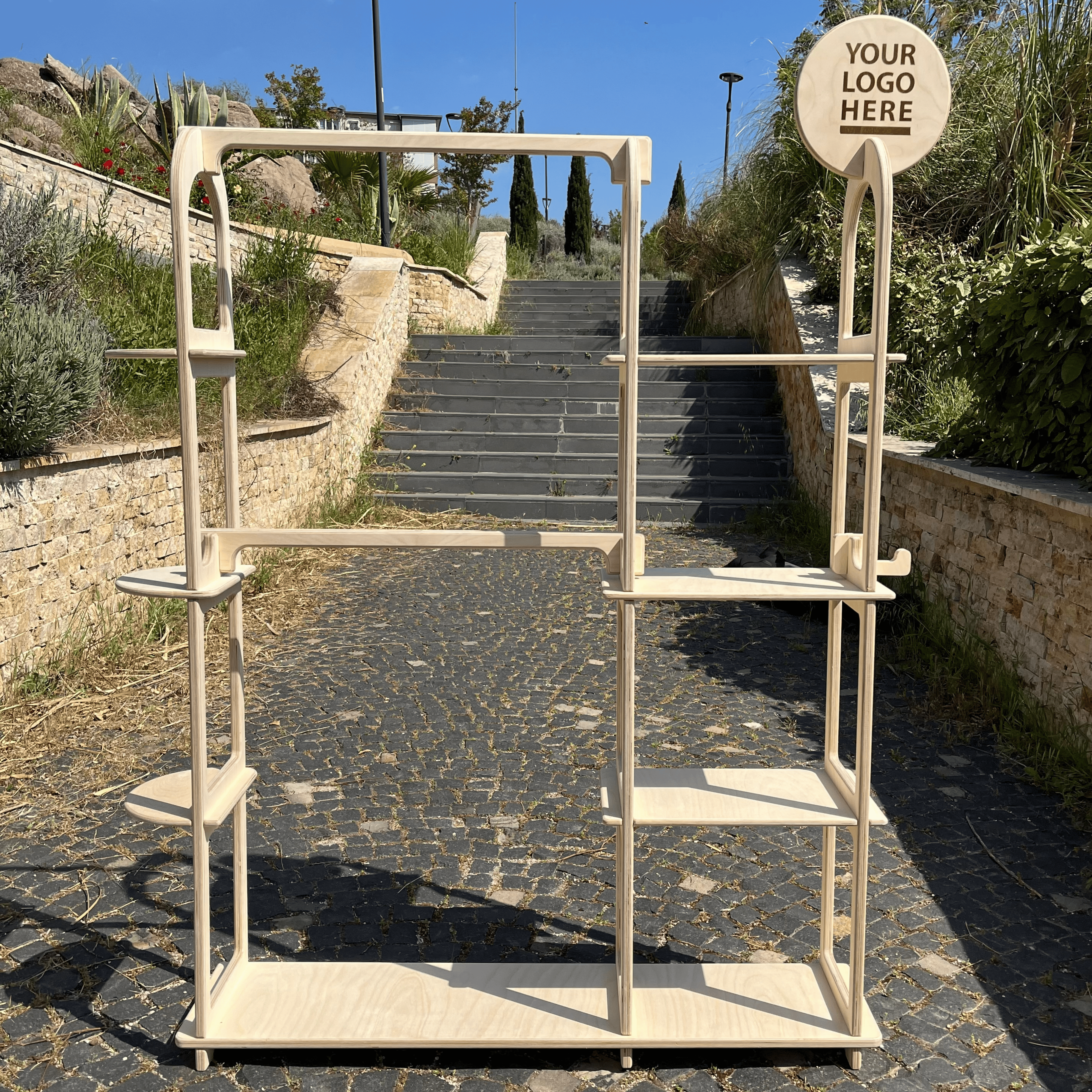 Longer Clothy Portatif Zemin Ürün Teşhir Standı