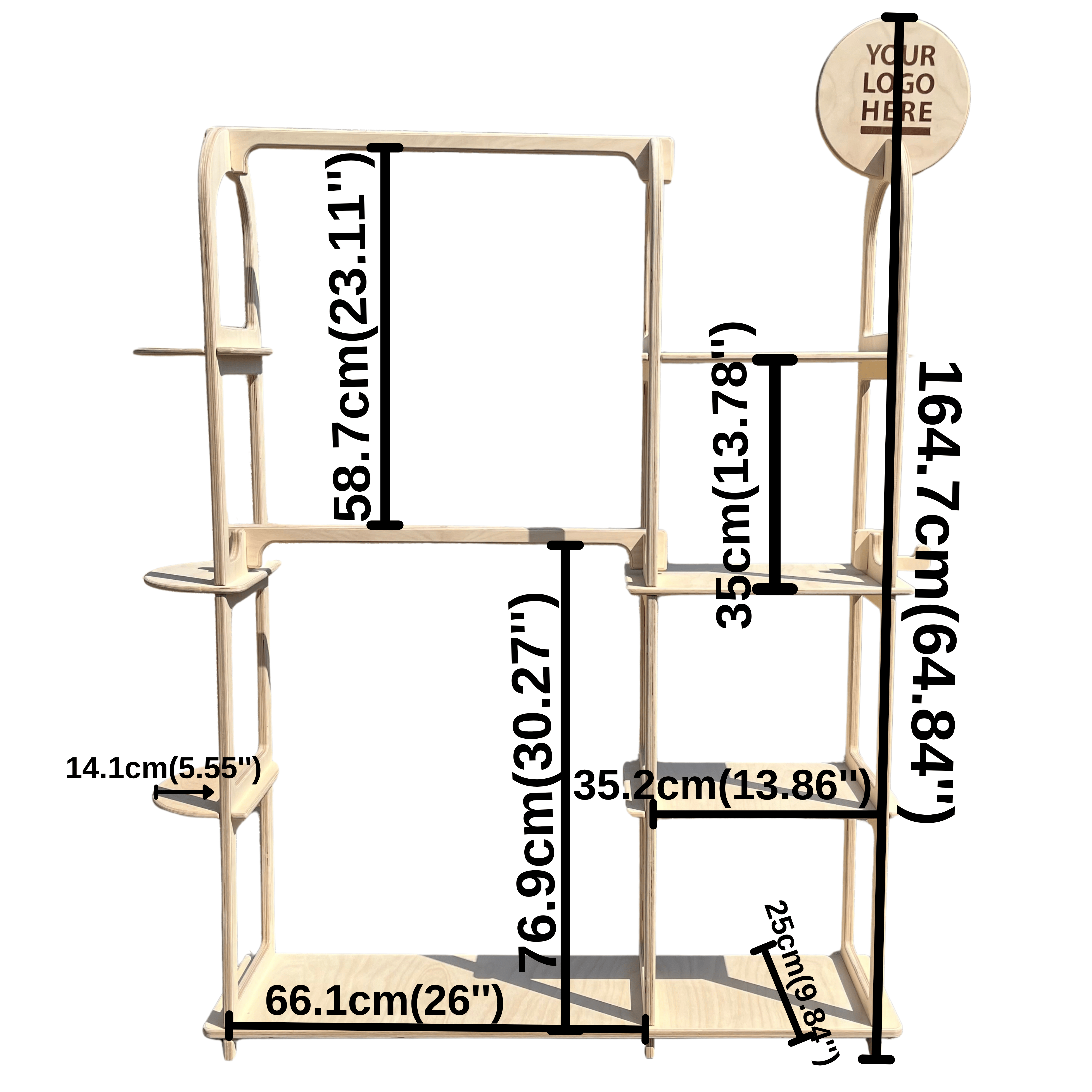 Longer Clothy Portatif Zemin Ürün Teşhir Standı