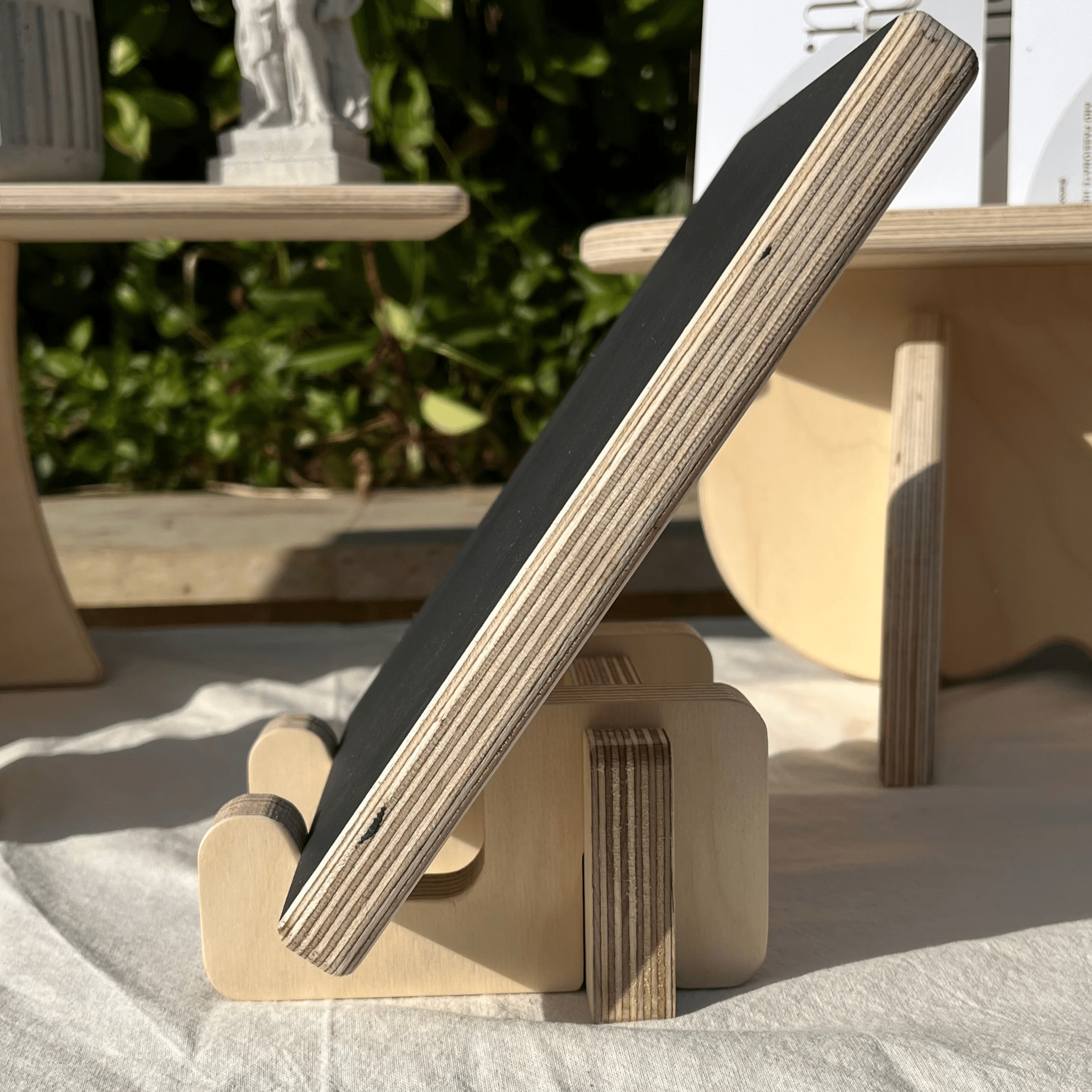 Portatif Masaüstü Kara Tahta | Küçük İşletmeler İçin Ahşap Yazı Panosu