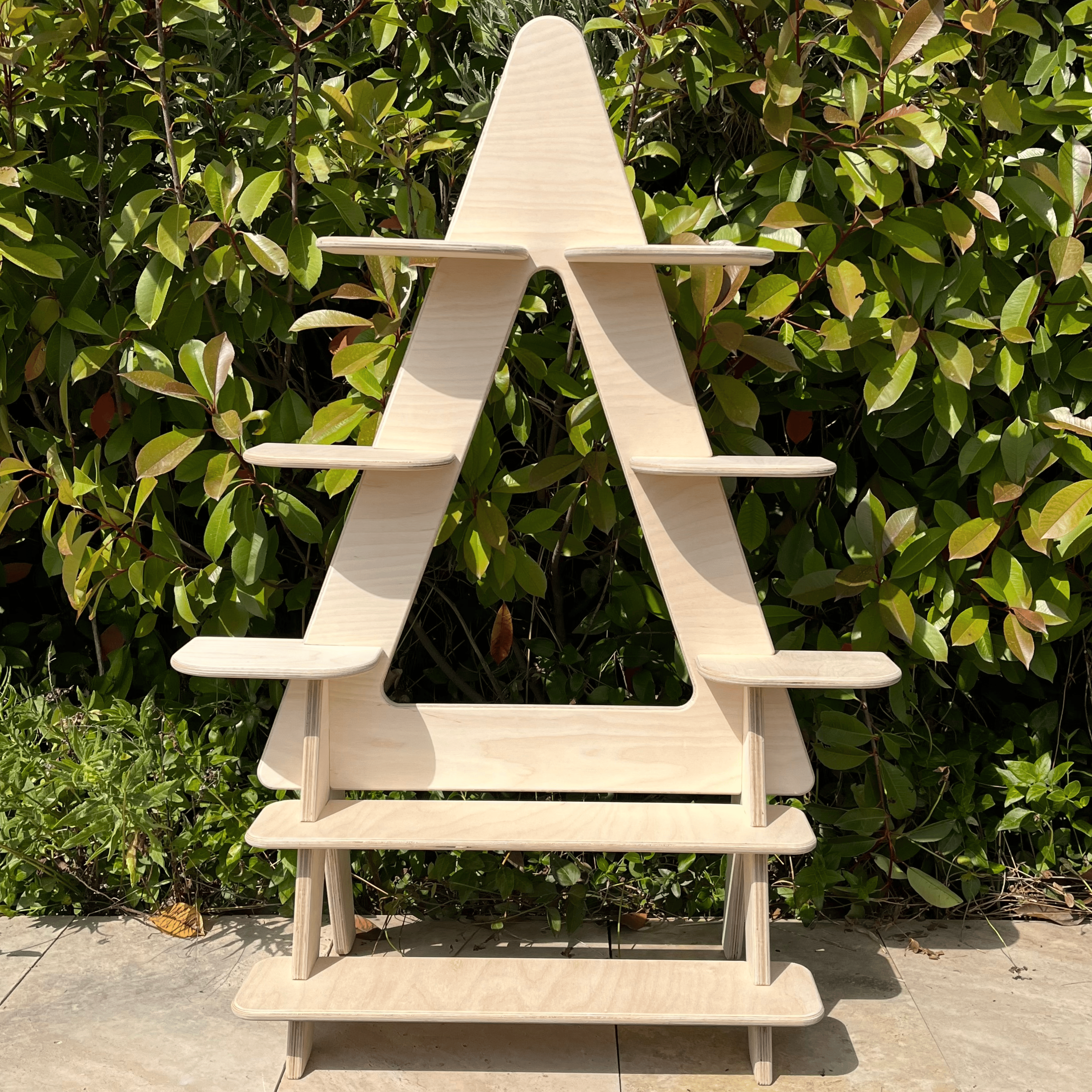 Roofle Portatif Ahşap Masaüstü Ürün Teşhir Standı