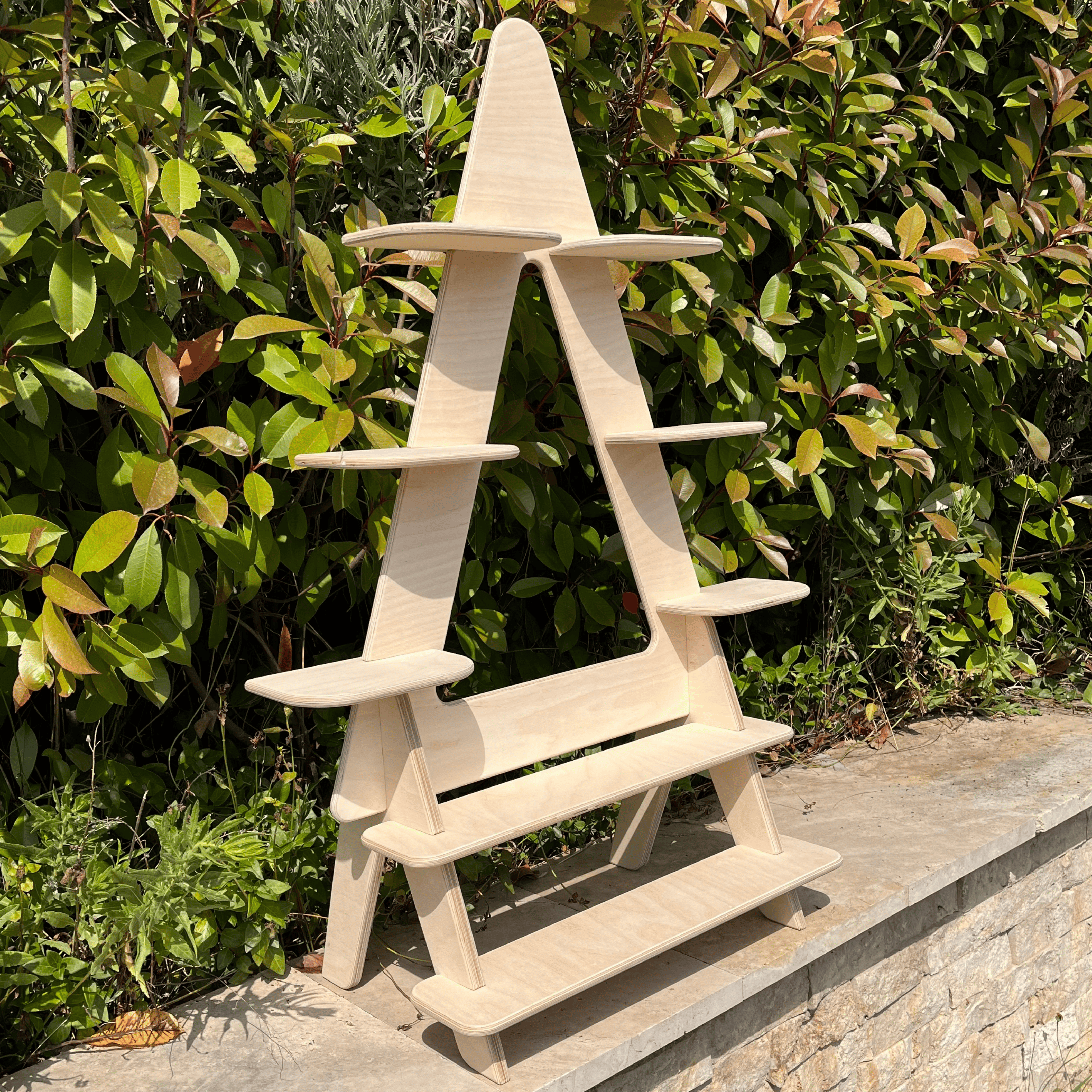 Roofle Portatif Ahşap Masaüstü Ürün Teşhir Standı