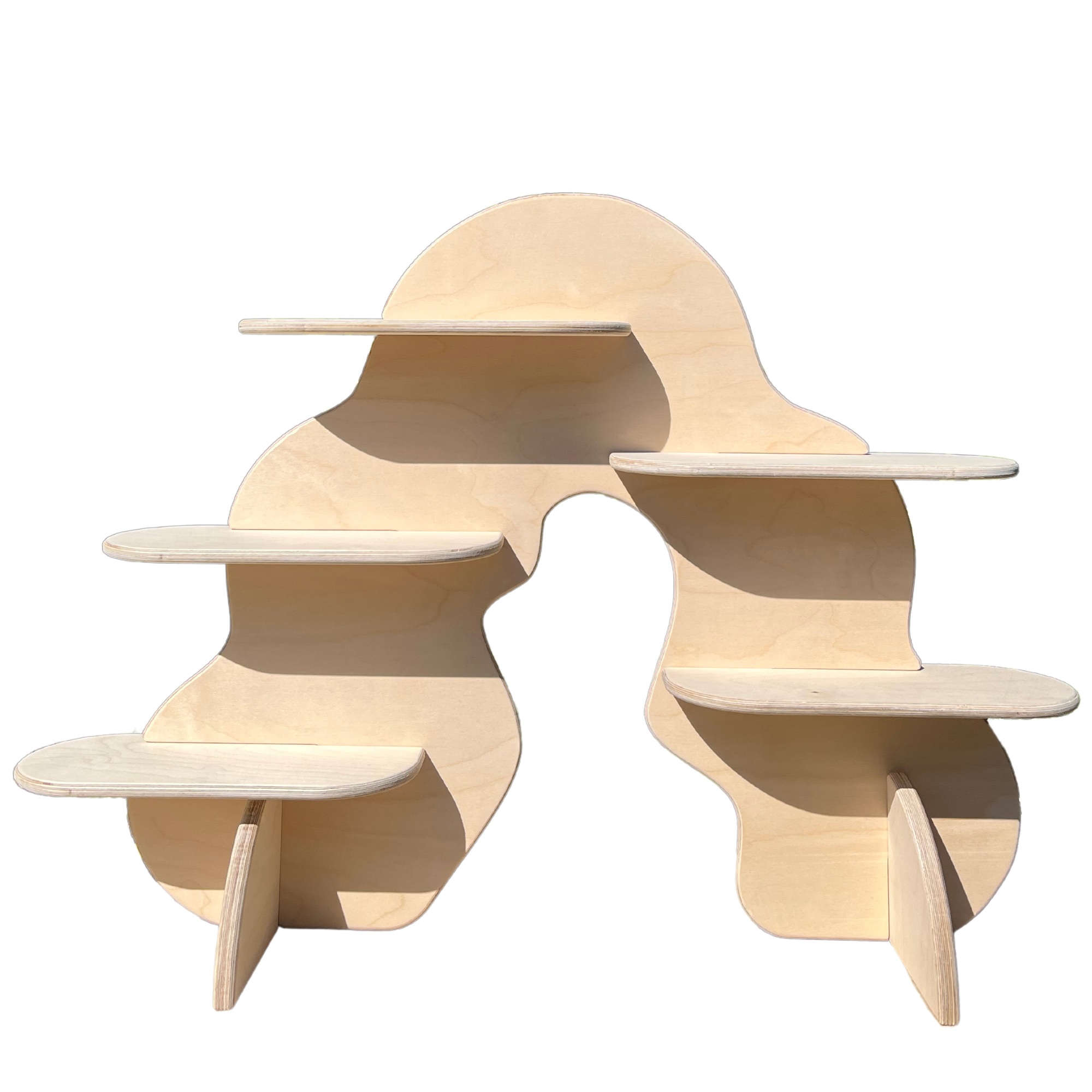 Wavyware Portatif Ahşap Masaüstü Ürün Teşhir Standı