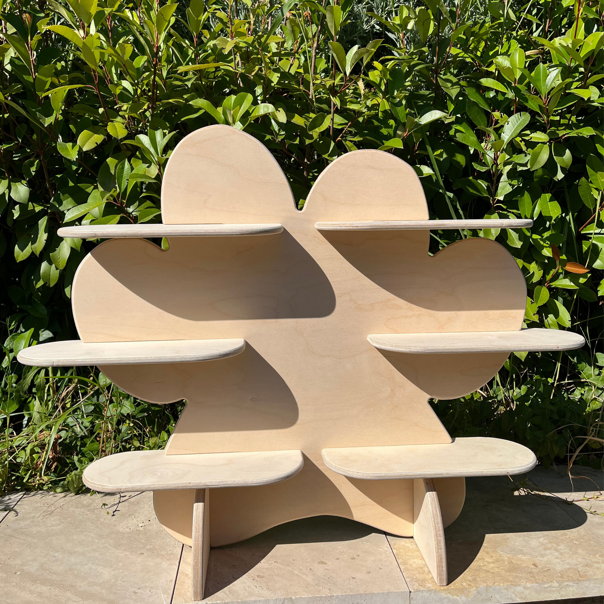 Paw Portatif Ahşap Masaüstü Ürün Teşhir Standı