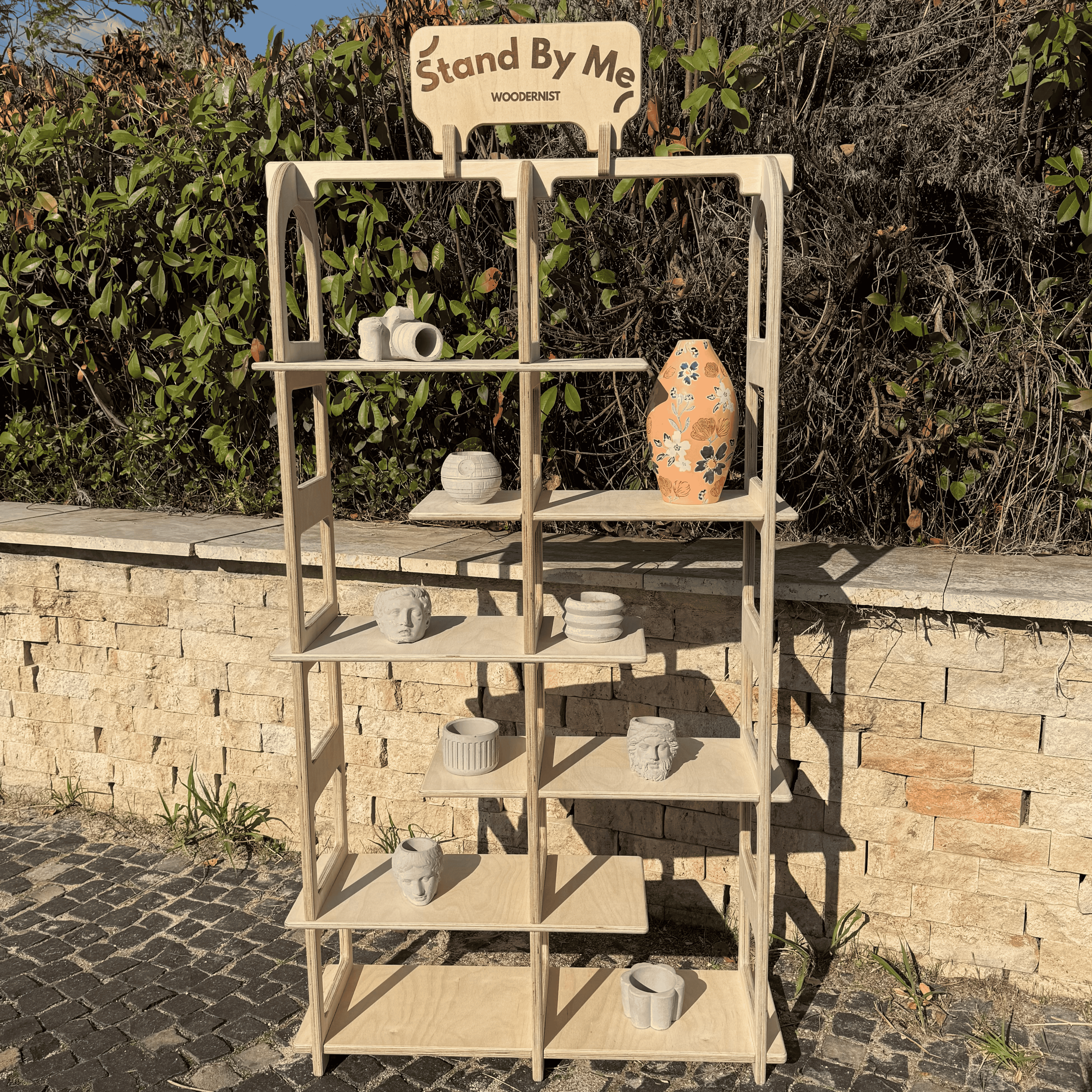 Floopy Portatif Ahşap Zemin Ürün Teşhir Standı