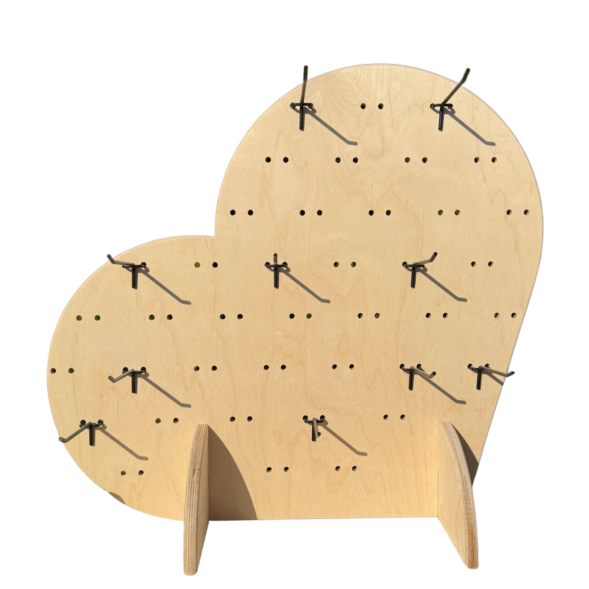 Lovely Pegboard Masaüstü Ürün Teşhir Standı + Metal Askılar