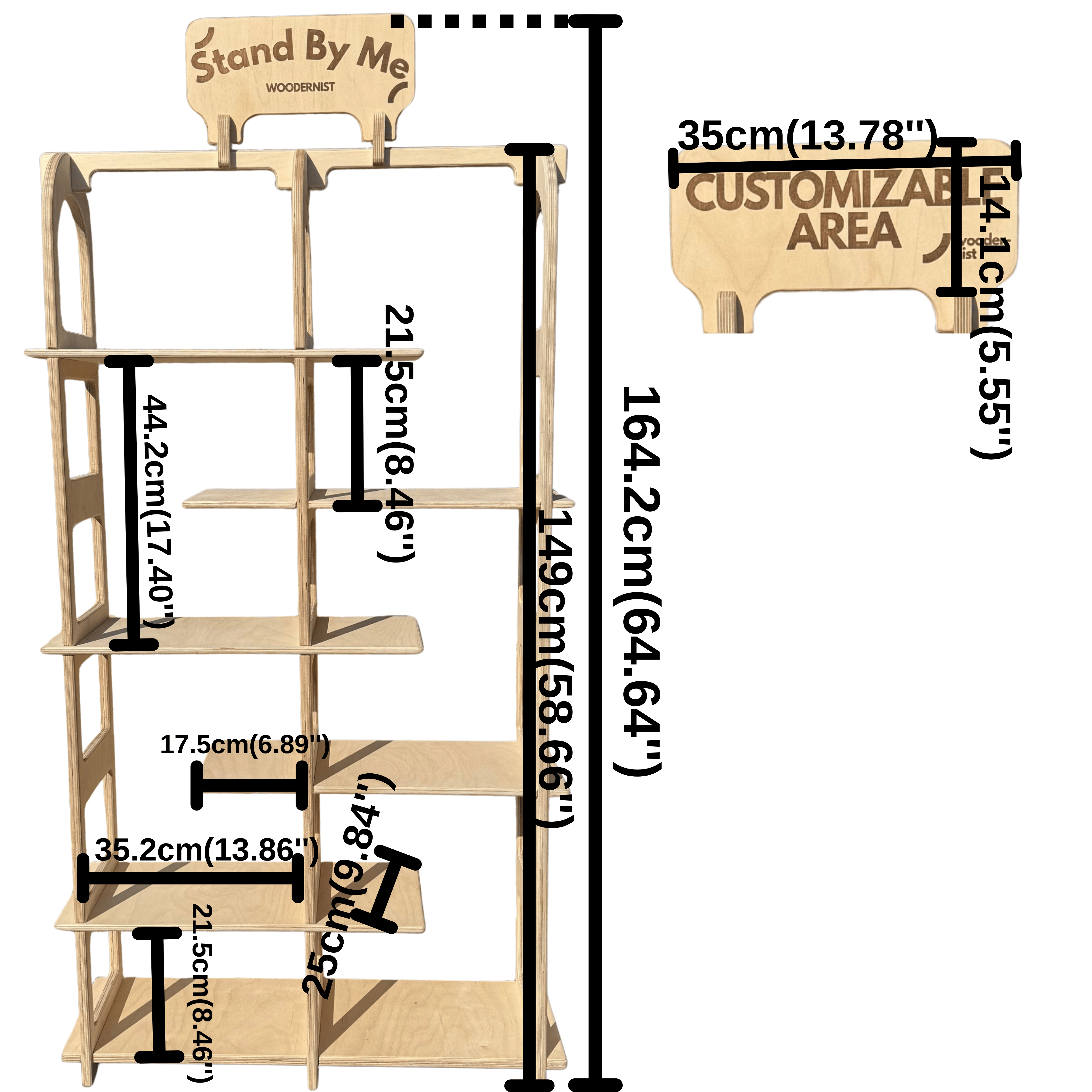 Floopy Portatif Ahşap Zemin Ürün Teşhir Standı