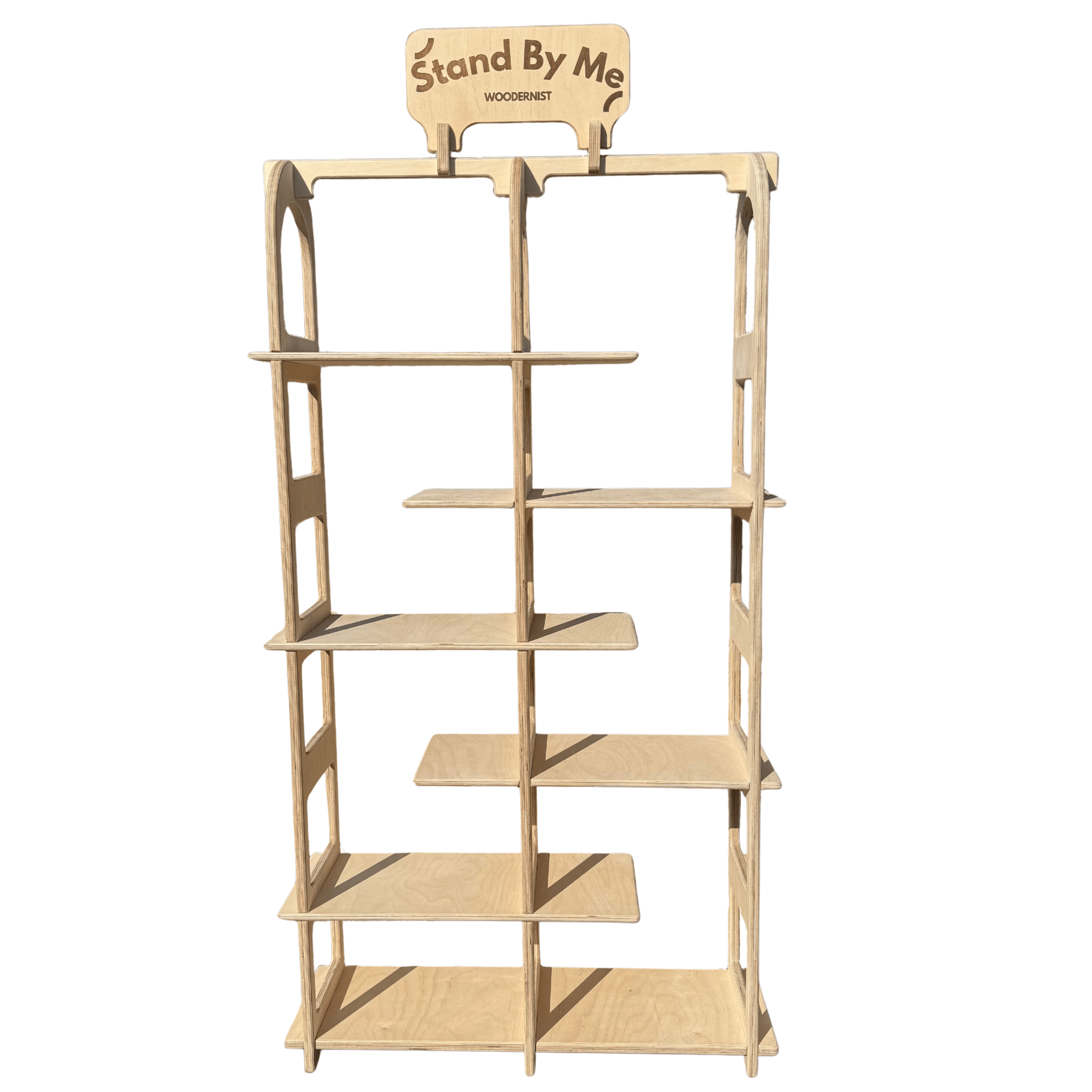 Floopy Portatif Ahşap Zemin Ürün Teşhir Standı