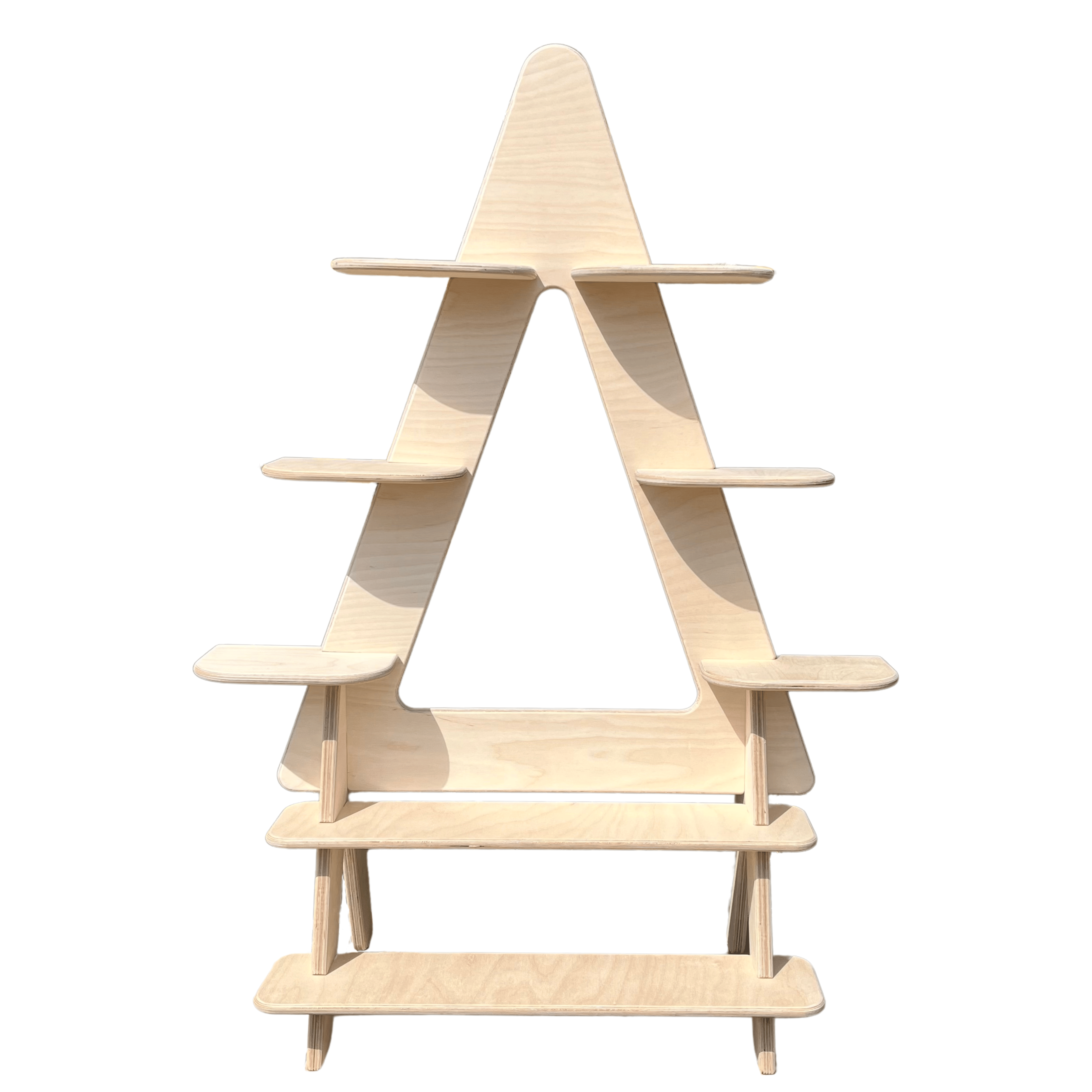 Roofle Portatif Ahşap Masaüstü Ürün Teşhir Standı