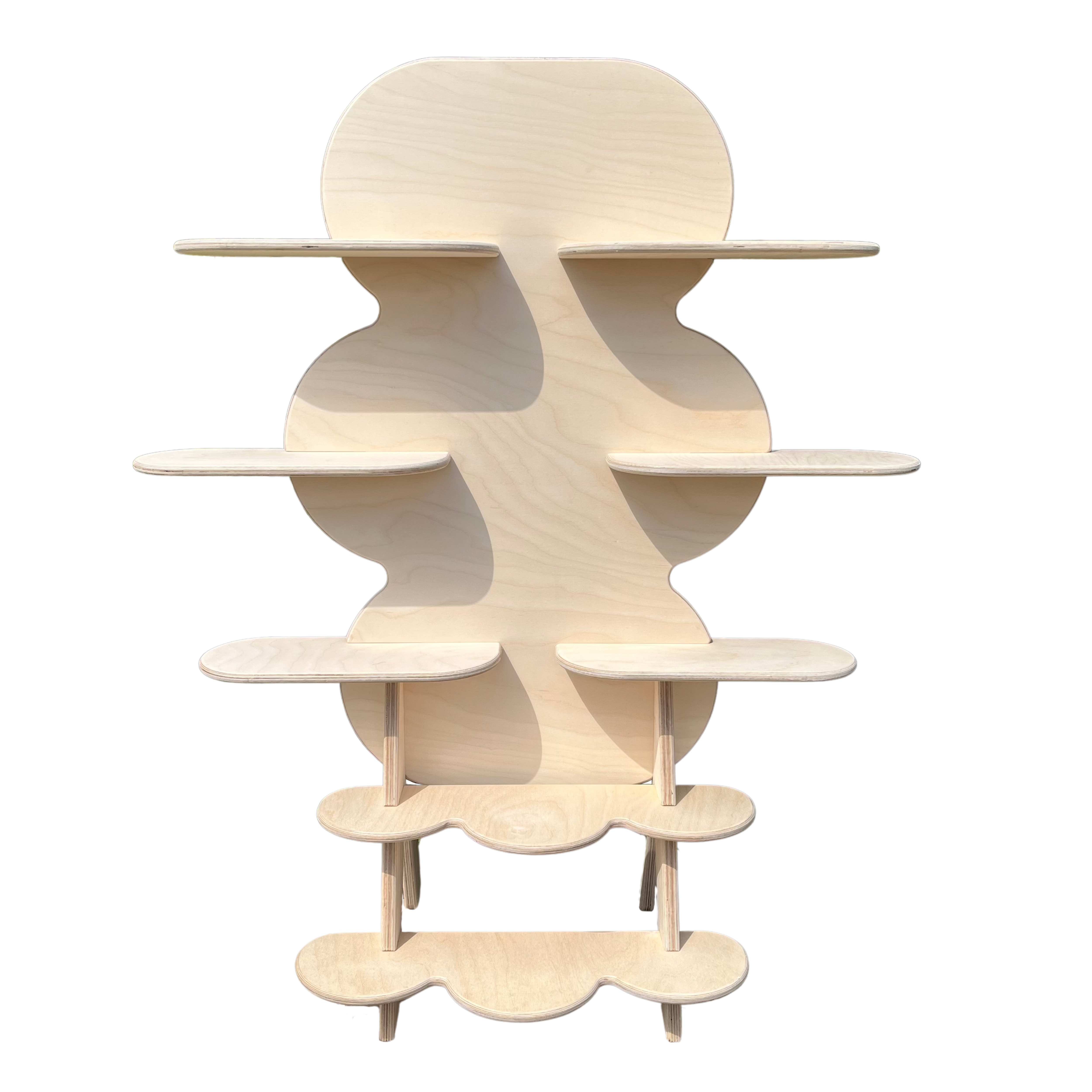 Wibbly Portatif Ahşap Masaüstü Ürün Teşhir Standı